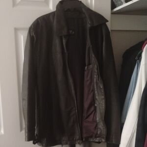 Men's Classic Brown Leather Jacket